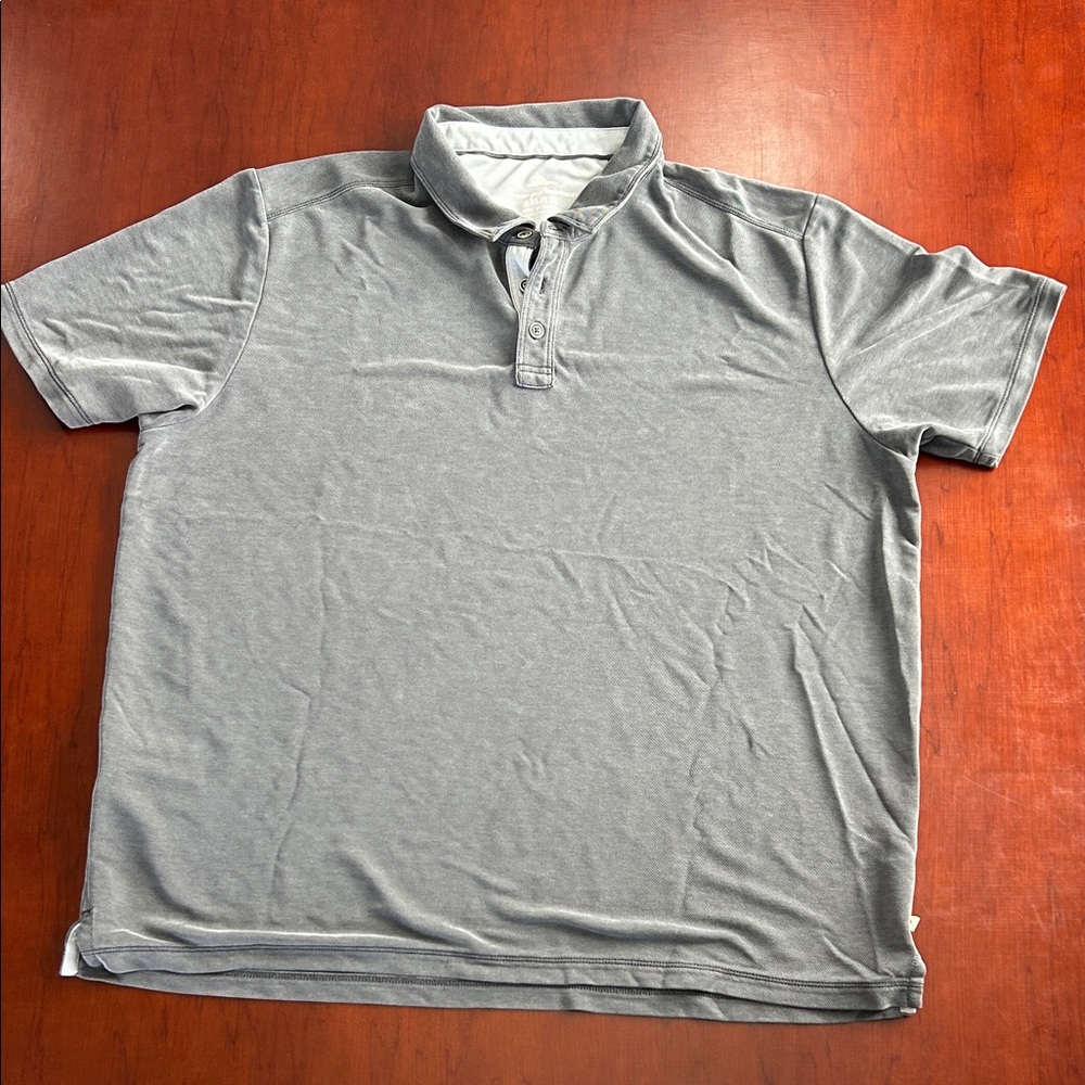 Tommy Bahama Light Gray Polo Shirt